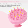 Shampoo Massager Brush Scalp Hair Scrubber with Soft Silicone Bristels For All Type Of Hairs Straight Curly Wet Dry For Men Women Children (Random Colors). 