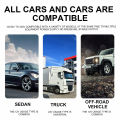 Universal 1500W Car Power Inverter DC 12V/24V to 110V/220V AC Converter, 4 USB Quick Charge Ports, AC Outlets for Laptop, Phone, Electronics – Truck & Travel Essential. 