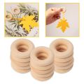 150 Pcs 25 Mm/1 Inch Wooden Craft Ring Unfinished Wooden Rings Circle Wood Pendant Connectors for DIY Projects. 
