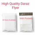 Flyers For Packing With Pocket High Quality 5 Sizes 50 Pcs Packet By Mr Pakistan Traders. 