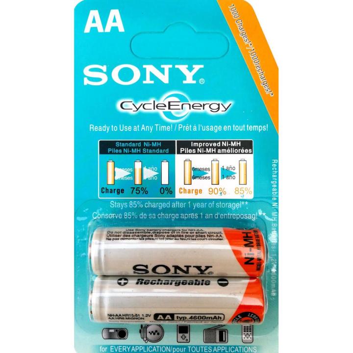 AA Clock Size Rechargeable Battery Imported Sony_Cycle Energy Pack of 2 Cell -1.2v 1000 Cycles Batteries Cells for Hair Trimmer Shaving Machine kids toys ETC