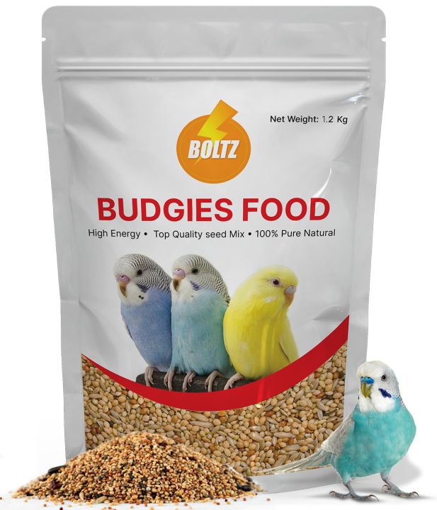 BOLTZ Bird Food for Adult Budgies - Mix Seeds - 500 grams pack