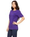 Cotton Plain TShirt For Women - Purple. 