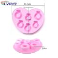 Ice Cube Tray Food Grade 6 Grids Ring-shaped Cold Ice Cube Tray. 