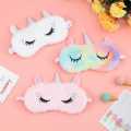 Plush Fluffy  Unicorn Sleeping EYE MASK. 
