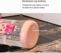 Cartoon Print Plastic Baby Water Bottle With Portable Anti Fall Straw 600ml. 