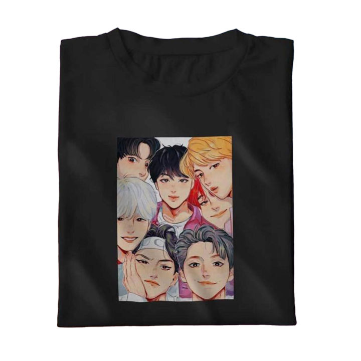 BTS Army Tshirt for Kpop Fans Boys and Girls Bangtan Boys (Digital Printed)