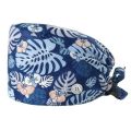 M28 Cotton Printed Surgical Cap Nurse Doctor Hair Cover Scarf Dust Proof. 