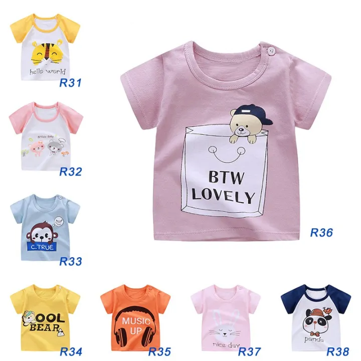 Kids%20Shirts%20100%25%20Cotton%20Cartoon%20Tops%20Cute%20Boys%20Girls%20Short%20Sleeve%20T%20shirt%201-3Y%20-%20Image%204