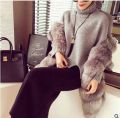 New Boho Shiny Black Long Necklace Kpop Tassel Sweater Chain Joker Lady Neck Decoration. 