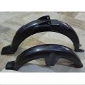 (Pack of 6) plastic Mudguards, chain cover and enjine cover(magnet tapa) 4 mini size indicator and break bracket for 70cc. 