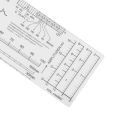 Essential EKG Ruler Pocketcard in English. 