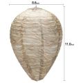 4PCS Wasp Nest,Decoy Hang  Wasp Nest Paper Decoy Safe  Trap Effective Eco Friendly Paper Wasp Nest for Garden. 