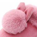 Cushioned Candy Color Lady Fluffy Flat Warm Slippers. 