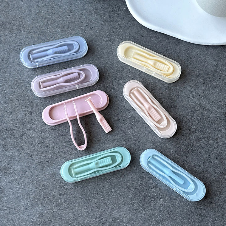 1 Set Contact Lens Inserter Wearing Tool Contact Lenses Tweezers Suction Stick Travel Kit for Eye Care Contact Lens Accessories