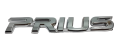 "PRIUS" Chrome Silver Emblem for Toyota Prius Hybrid | 3D Rear Tailgate Monogram Logo Badge - 1 Pc. 