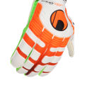 Soft Ground Football Goalkeeper Gloves - Green & White. 