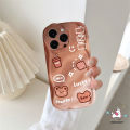 Wavy Curved Edge Case For Realme C55 C25 C11 C12 C17 5 5i 7i 6i 5s C21Y C35 C25Y C31 C20A C20 C25s C15 C30 C21 C33 C3 Cute Cartoon Bear Gradient Coffee Donuts Soft Case. 