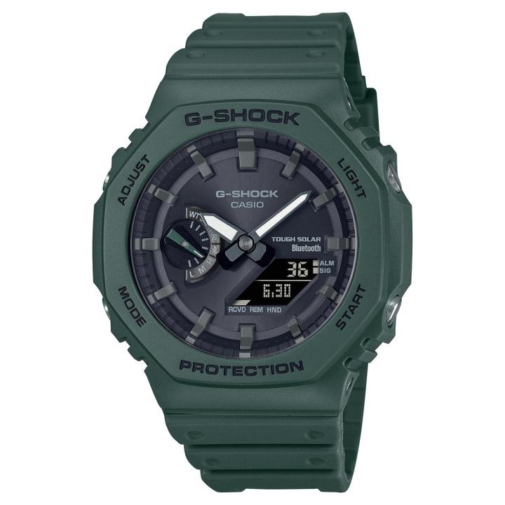 Casio G Shock Carbon Core Guard Green Analog-Digital Tough Solar