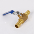 Brass Pipe Joint Lead-Free Environmental Protection Globe Valve Full-Bore Copper Double Outer Wire Copper Ball Valve Durable Easy to Use. 