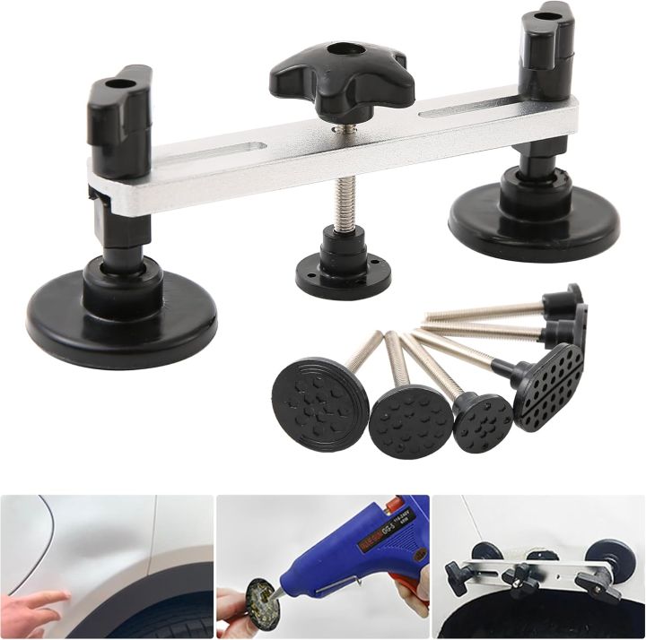 PDR Bridge Puller Car Paintless Dent Ding Repair Hail Removal Tool Kit ...