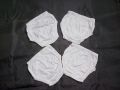 Pack of 4  White Cotton Nikar for Baby Kids (Newborn Baby & Toddler Nikkar) Kids Summer Nikars. 