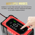 Car Battery Charger 12V 6A Fully Automatic Smart Battery Charger With Big Screen For SUV Motorcycle Battery Universal. 