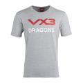 VX3 Dragons Cotton Invicta Tee Gray. 
