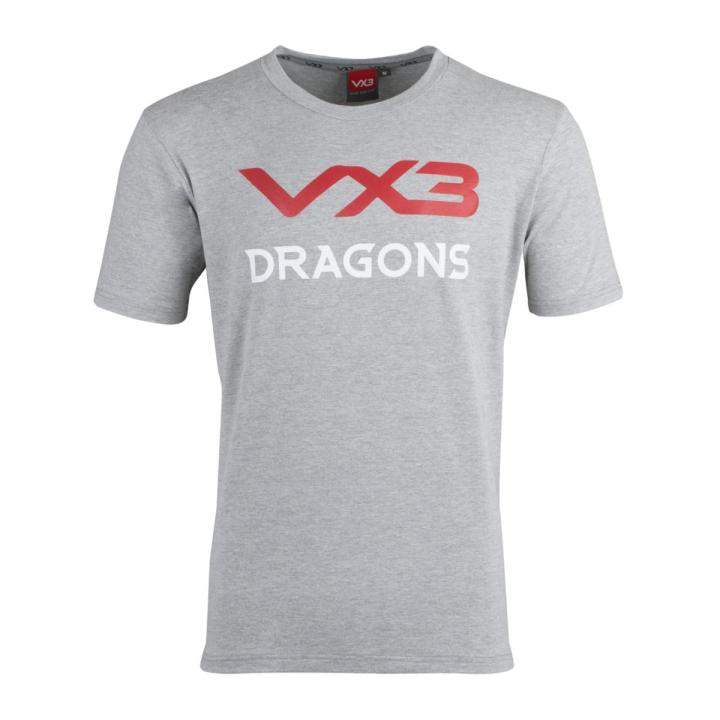 VX3 Dragons Cotton Invicta Tee Gray