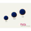 4-Pieces Fancy Royal Blue with Gold back Velvet Buttons | Fancy Buttons for Men/Women Kurta, Kurti | Ladies and Gents Suit, Coat, Shirt Buttons | Fancy Buttons. 