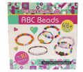 ABC BEADS SET FOR KIDS MAKES OVER 10 BRACELETES 600 PLUS BEADS FO LITTLE GIRLS PLAY AND LEARN. 