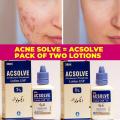 AcSolve Acne Gel Pack of 2 Fast-Acting, Dermatologist-Approved Clindamycin Phosphate 1% Gel for Clearer Skin!. 