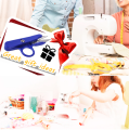 Sewing Thread Cutter Ring, Plastic Finger Thimble Line Cutting Tool for Yarn Thread(Random Color)for tailor. 