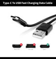 High-Speed Type C Fast Charging Data Transfer USB-C Cable | Male USB to Male Type-C Cable  - 100% Original Copper Supported for All Android Smartphones. 