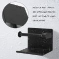 304 Stainless Steel Wall Mounted Tissue Holder Paper Roll Holder. 