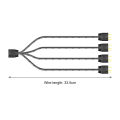 ARGB Splitter Cable Standard 1 to 4 Mainboard ARGB Splitter Cable. 