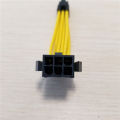 Standard PCI-e PCIe 6pin to Mini for MAC graphics card power cable made of 18AWG wire 5cm. 