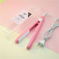 All New Mini Small Hair Straightener Student Mini Crystal Flat Iron Bangs Straight Hair Curler Fashion Portable Hair Styling Tools. 