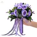 Bridal Bouquet Wedding Hand Bouquets for Ceremony Valentine's Day Graduation. 
