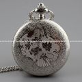 Retro Anime Hollow Pocket Watch Creative Wing Sliver Necklace Chain Quartz Clock Attack On Titan Men Women Watches Gifts. 