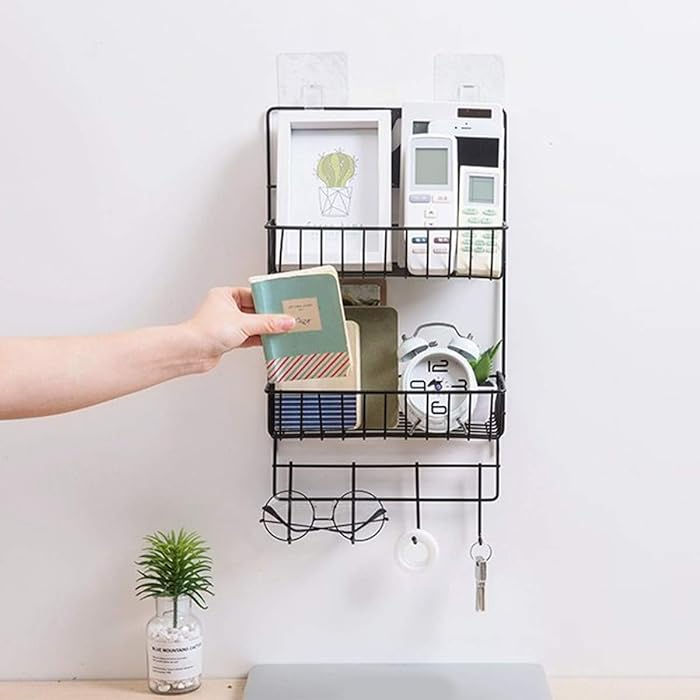 New%20Design%20High-Quality%202%20Layer%20and%206%20Hooks%20Metal%20Bathroom%20Storage%20Shelf%20with%20Sticky%20Hooks%20-%20Storage%20Organizer,%20Hanging%20Shelf%20Organizer,%20Wall-Mounted%20Spice%20Rack%20Organizer,%20Shower%20Shampoo%20Holder,%20Bathroom%20Corner%20Shower%20Iron%20Shelf%20Stand%20-%20Black/White%20-%20Image%204