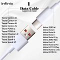 Original Infinix 33w, 45w Fast Charger Cable Usb To type C Cable For Infinix and Tecno 11 11s Zero 8 8i X Hot 2 Note11 Pro Note 12. 