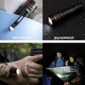 CREE Q5 LED Flashlight 800 Lumen IP65 Waterproof 3 Modes Zoomable Focus LED Diode Torch Portable Tactical Emergency Lighting. 