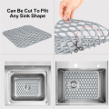JAERBEE Silicone Sink Protectors for Kitchen, Folding Non-Slip Sink Mat Grid for Bottom of Stainless Steel Porcelain Sink 1Pcs. 