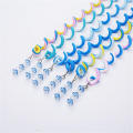 Rainbow color Rainbow headband Vibrant Cute design 6PCS/lot Childern hair accessories Long elastic detail Cute girls hair band. 