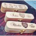 TRENDirella's Executive Wooden Pen With Engraved Your Name Photos. 