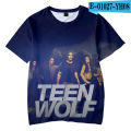 TV Series Teen Wolf 3D T Shirt Women Men Dylan Obrien Stiles Stilinski Summer Fashion Short Sleeve Funny Tshirt Graphic Tees 6XL. 