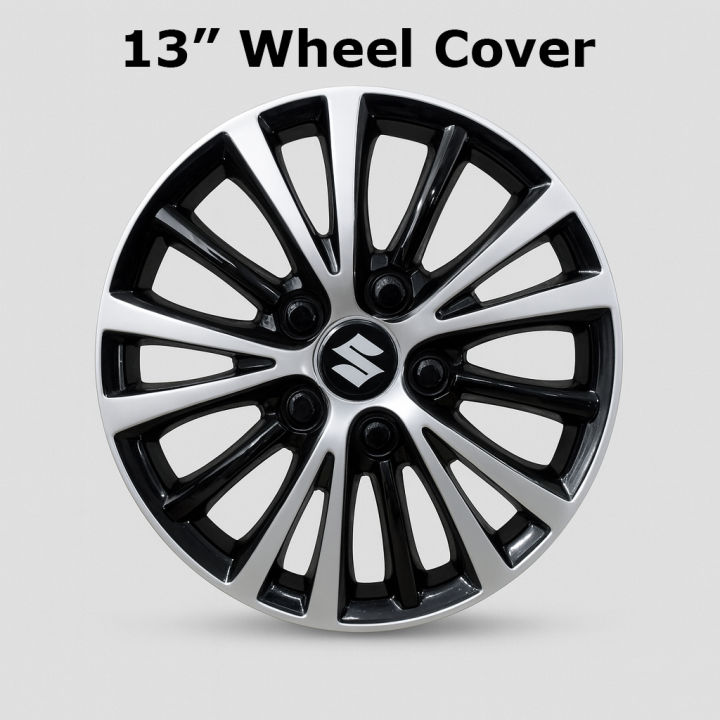 Set of 4 Pcs 13 Inch Double Color Wheel Cover for Cultus & Alto | Daraz.pk