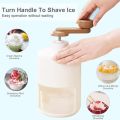 FRAKIN Ice Machine Snow Cone Machine,Manual Portable Ice Crusher with Free Ice Cube Trays Slushie Machine Hand Crank Ice Crusher Shaved Ice Machine Ice Blender for Drinks Ice Cream Snowcone. 
