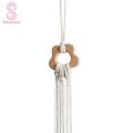 Hair Accessories Organizer Hand-woven Clouds Hair Bow Holder Space-saving Hairpin Organizer for Kids Easy to Hang Hair Accessories Storage Belt Hanging Ornament. 